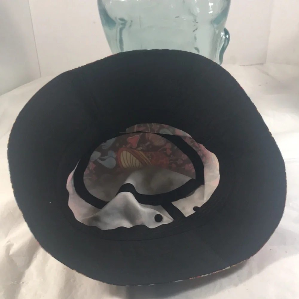 Rave Adult’s Festival Colorful Trippy Mushroom Print Unisex Bucket Hat